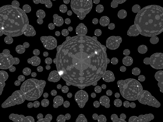 indra's net glass spheres