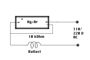 High pressure Hg Lamp circuit board diagram